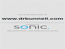 Tablet Screenshot of drbunnell.com